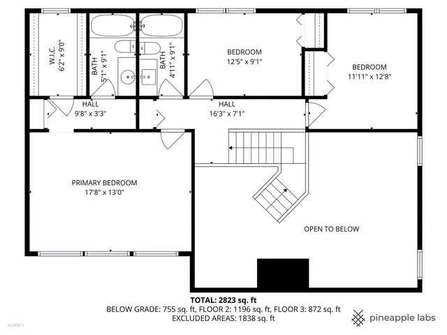 a picture of a floor plan