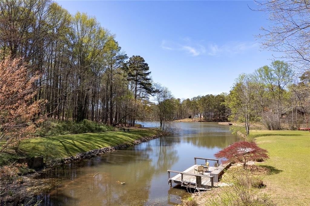 1424 Ridgeway Drive Northwest Acworth, GA 30102 - Photo 5 of 38 a view of a lake with houses