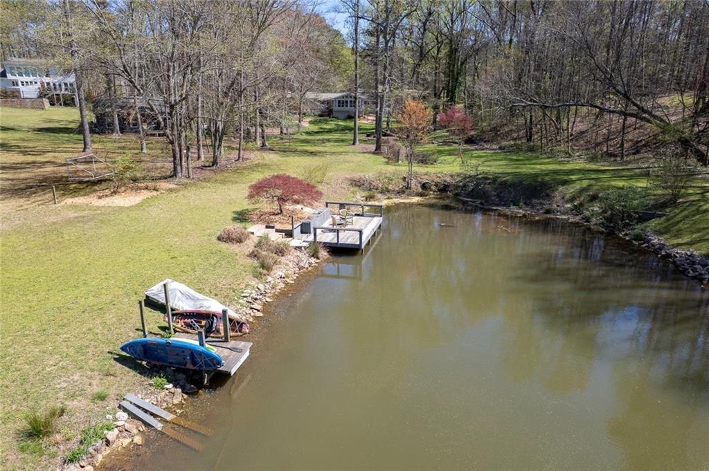 1424 Ridgeway Drive Northwest Acworth, GA 30102 - Photo 6 of 38 a view of a lake with houses