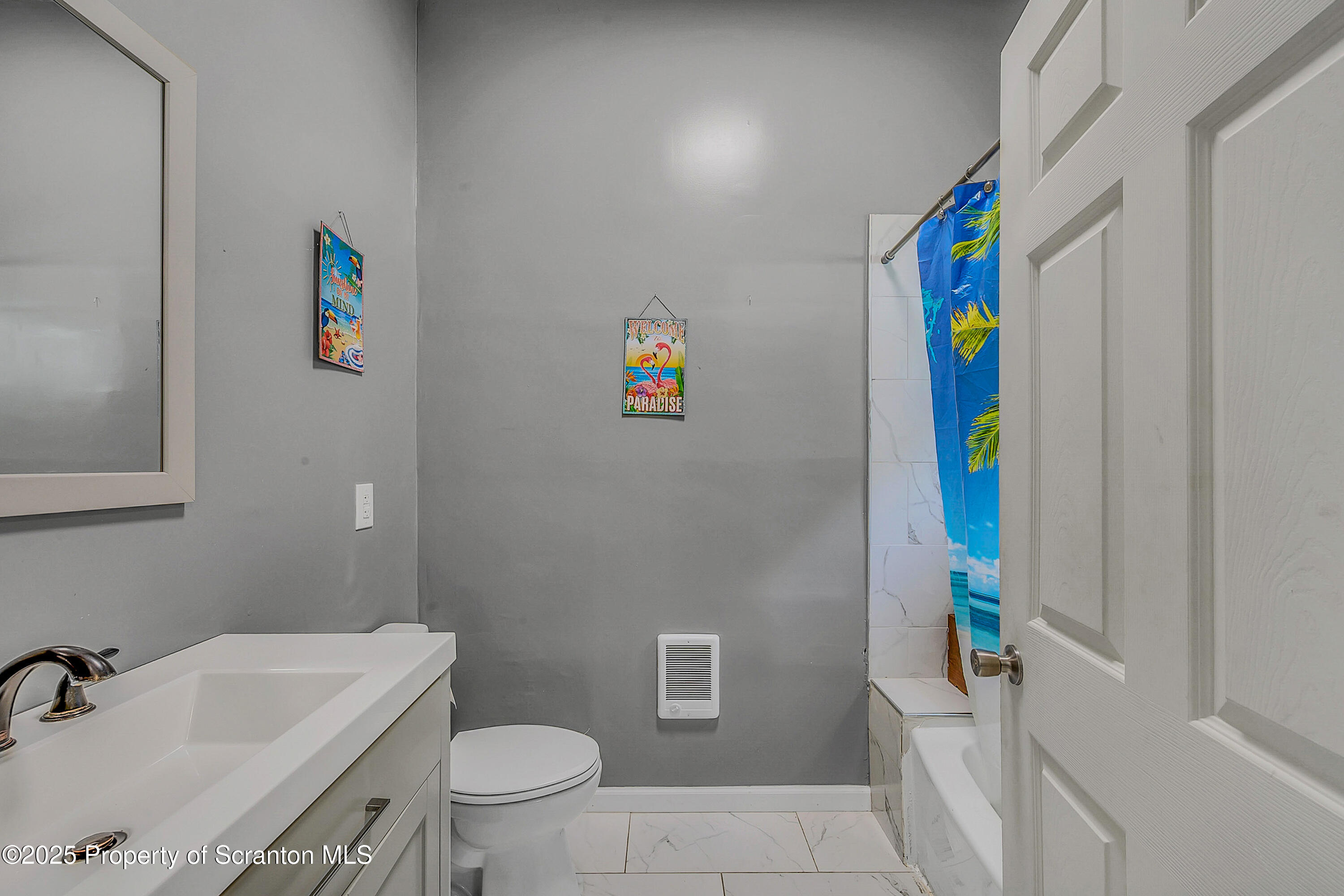 37 Mount Pocono Court Mount Pocono, PA 18344 - Photo 22 of 39 a bathroom with a sink mirror vanity and toilet
