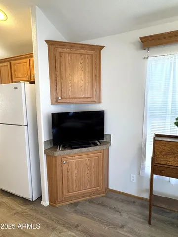 a room with furniture and a fireplace