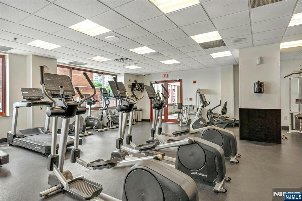 100 Old Palisade Road, Unit 3101 Fort Lee, NJ 07024 - Photo 19 of 28 a view of a room with gym equipment