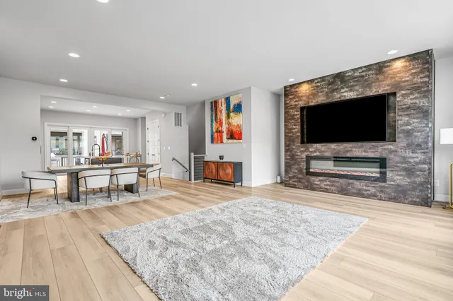 a work room with furniture