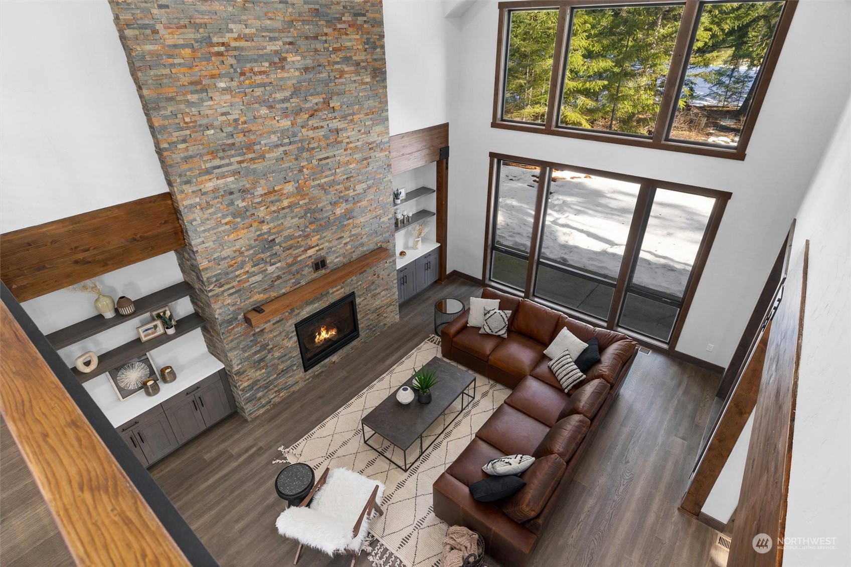 1810 Larkspur Loop Cle Elum, WA 98922 - Photo 24 of 35 view of a living room with furniture and a fireplace