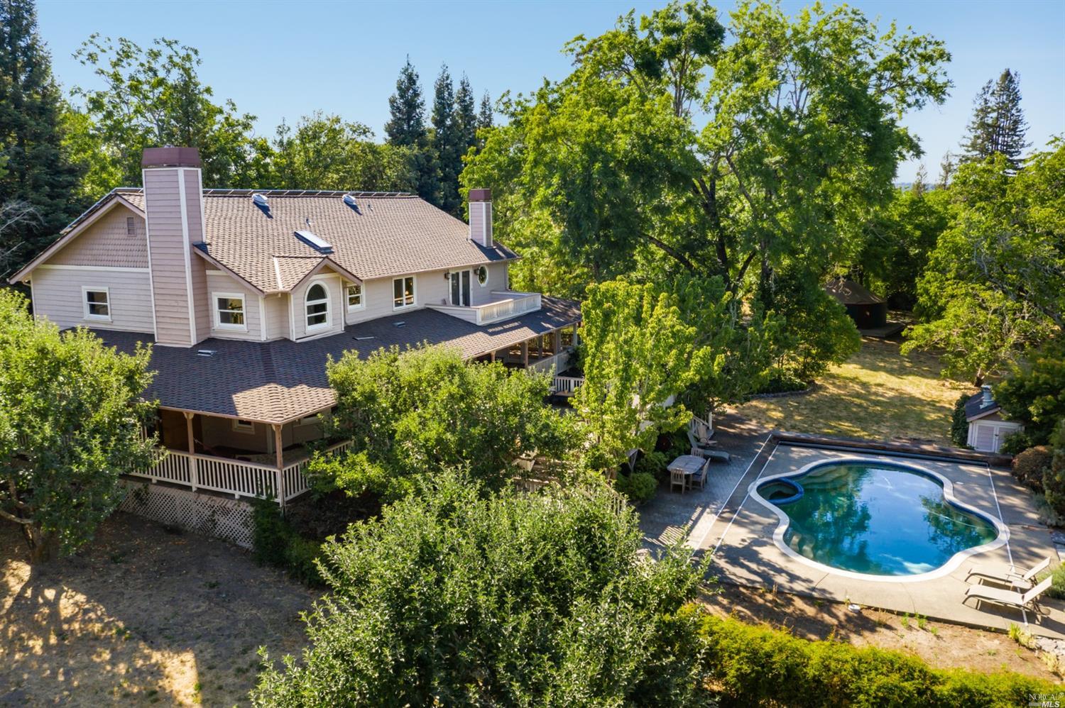 3006 Sullivan Road Sebastopol, CA 95472 - Photo 1 of 1 an aerial view of a house