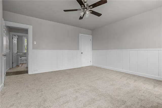 a view of an empty room