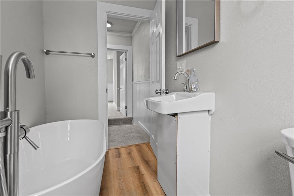 1238 Church Avenue McKees Rocks, PA 15136 - Photo 22 of 25 a bathroom with a sink a toilet and shower