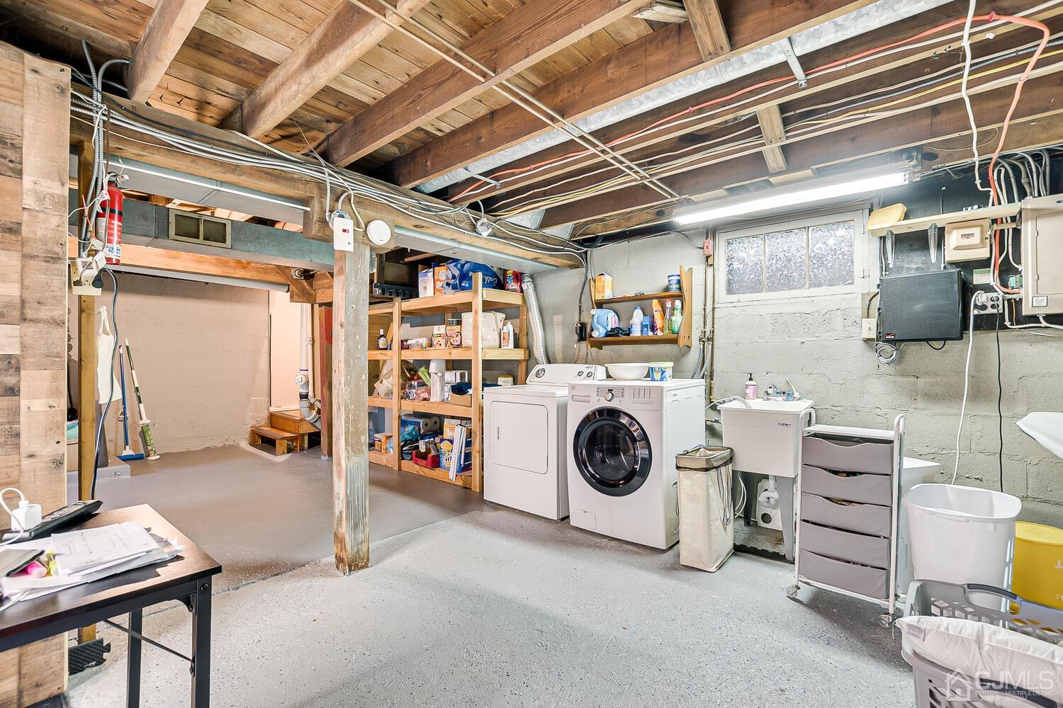 2015 Washington Valley Road Bridgewater, NJ 08836 - Photo 27 of 46 a utility room with dryer and washer