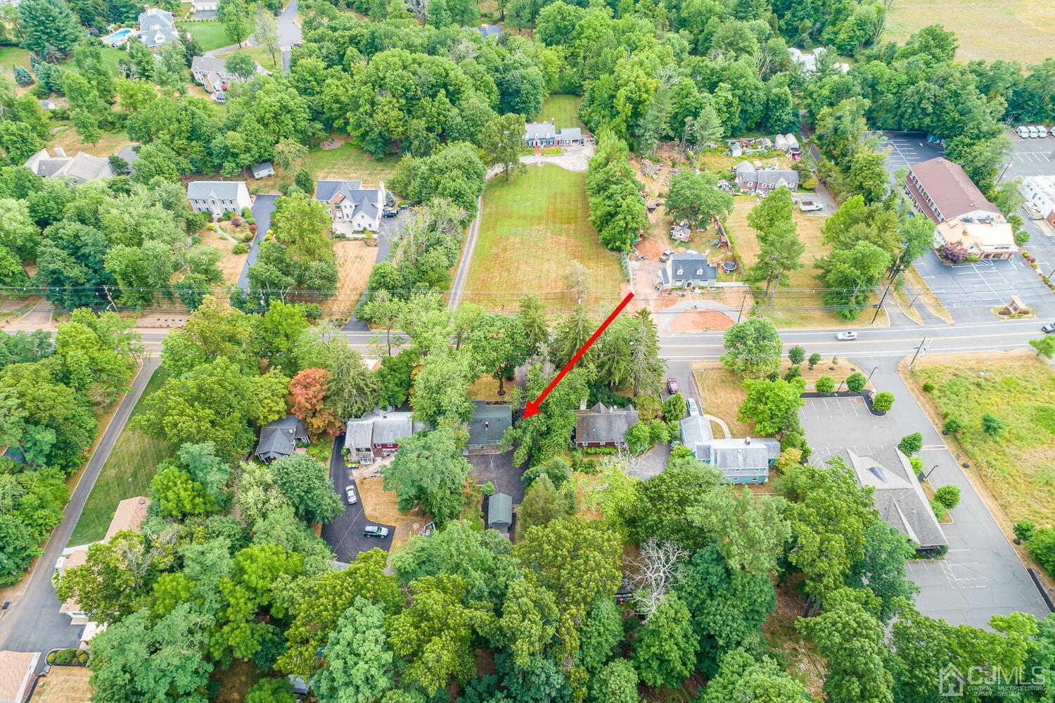2015 Washington Valley Road Bridgewater, NJ 08836 - Photo 46 of 46 an aerial view of residential houses with outdoor space and trees