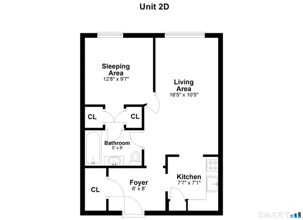 $1,925 | 125 Prospect Street, Unit 2D, Stamford, CT 06901