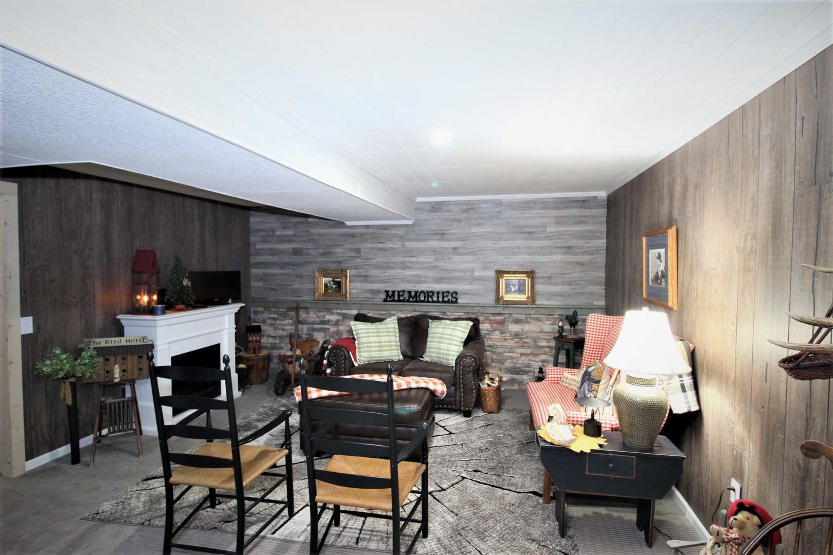 1409 Hull Street Normal, IL 61761 - Photo 12 of 29 a living room with furniture and a fireplace