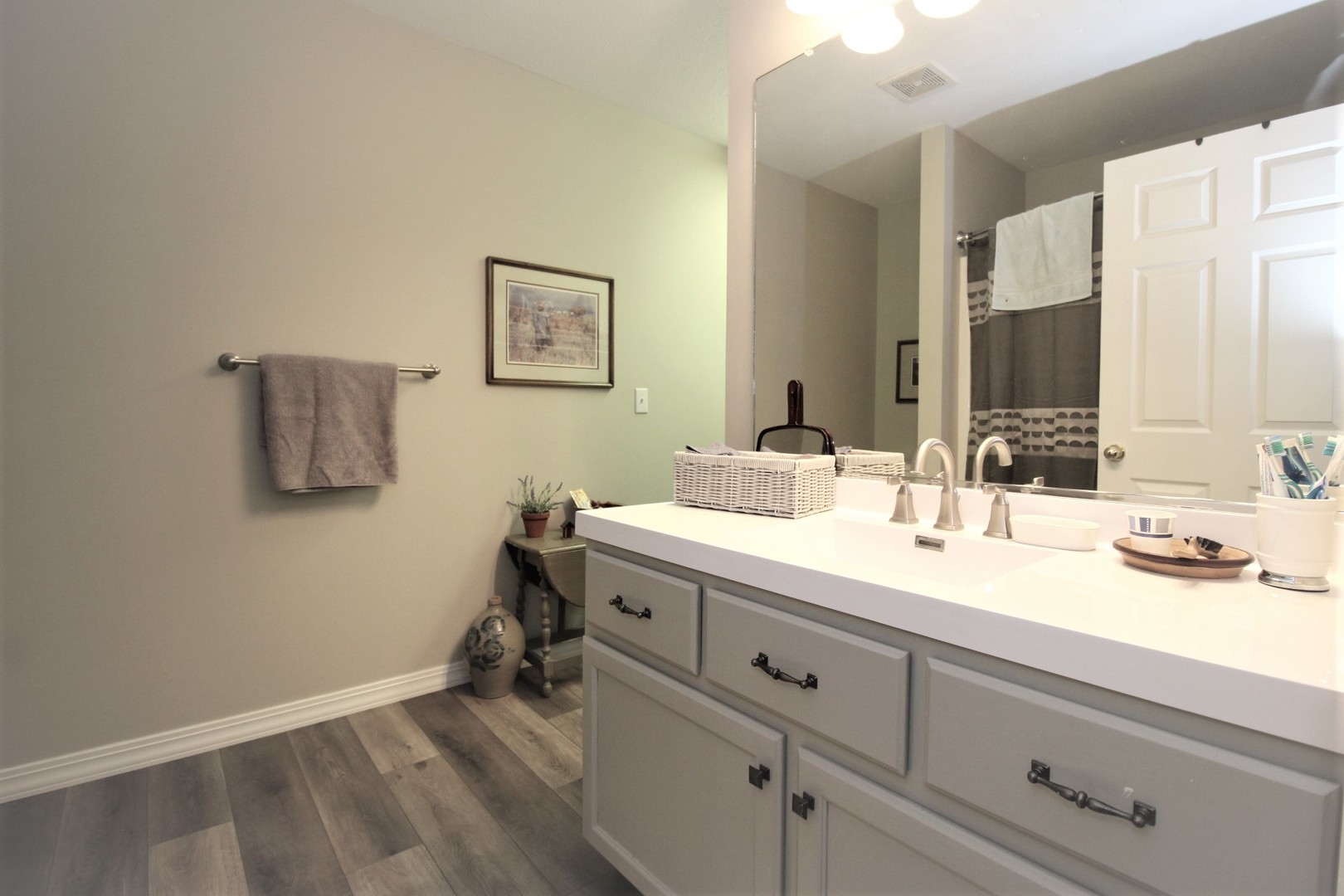 1409 Hull Street Normal, IL 61761 - Photo 22 of 29 a bathroom with a sink and a mirror