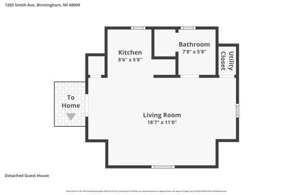 $1,075,000 | 1265 Smith Avenue, Birmingham, MI 48009