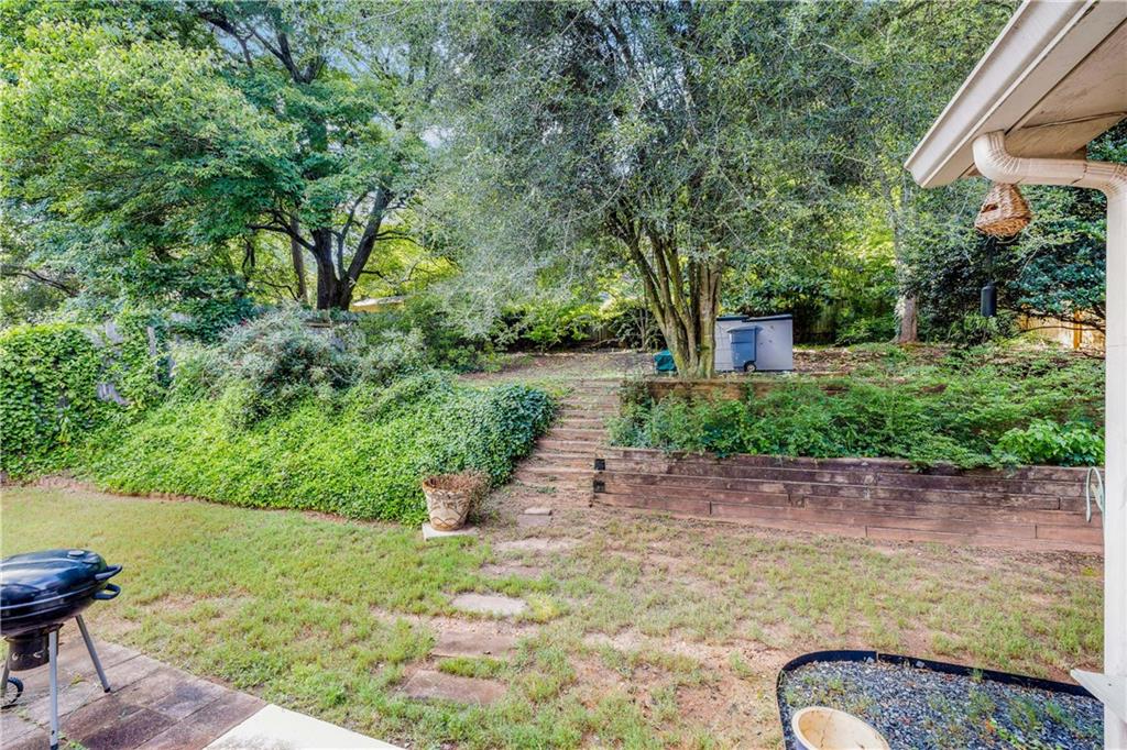 110 River Terrace Point Roswell, GA 30076 - Photo 24 of 24 a backyard of a house with lots of green space