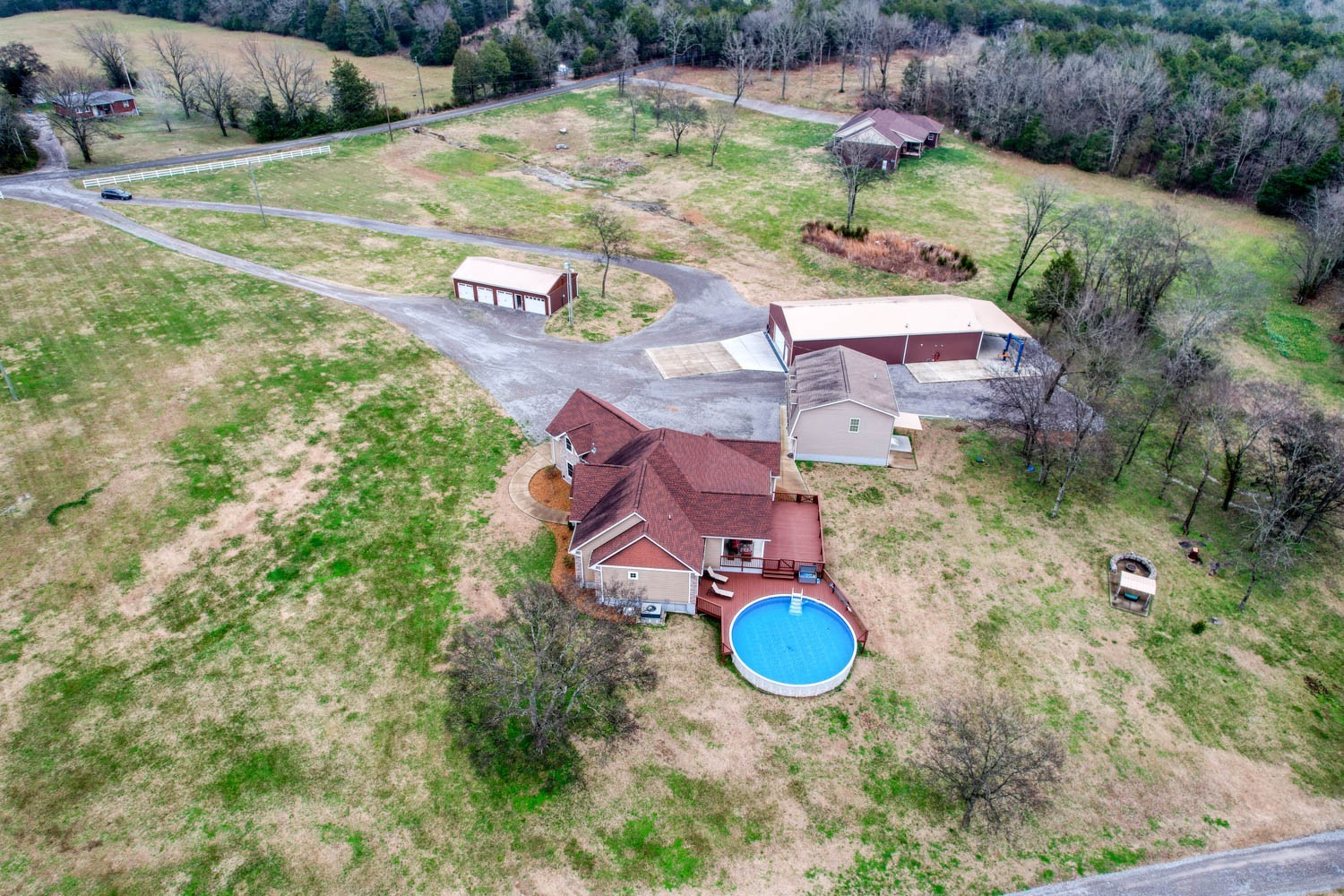 197 Turner Road Watertown, TN 37184 - Photo 55 of 65 an aerial view of a house with outdoor space