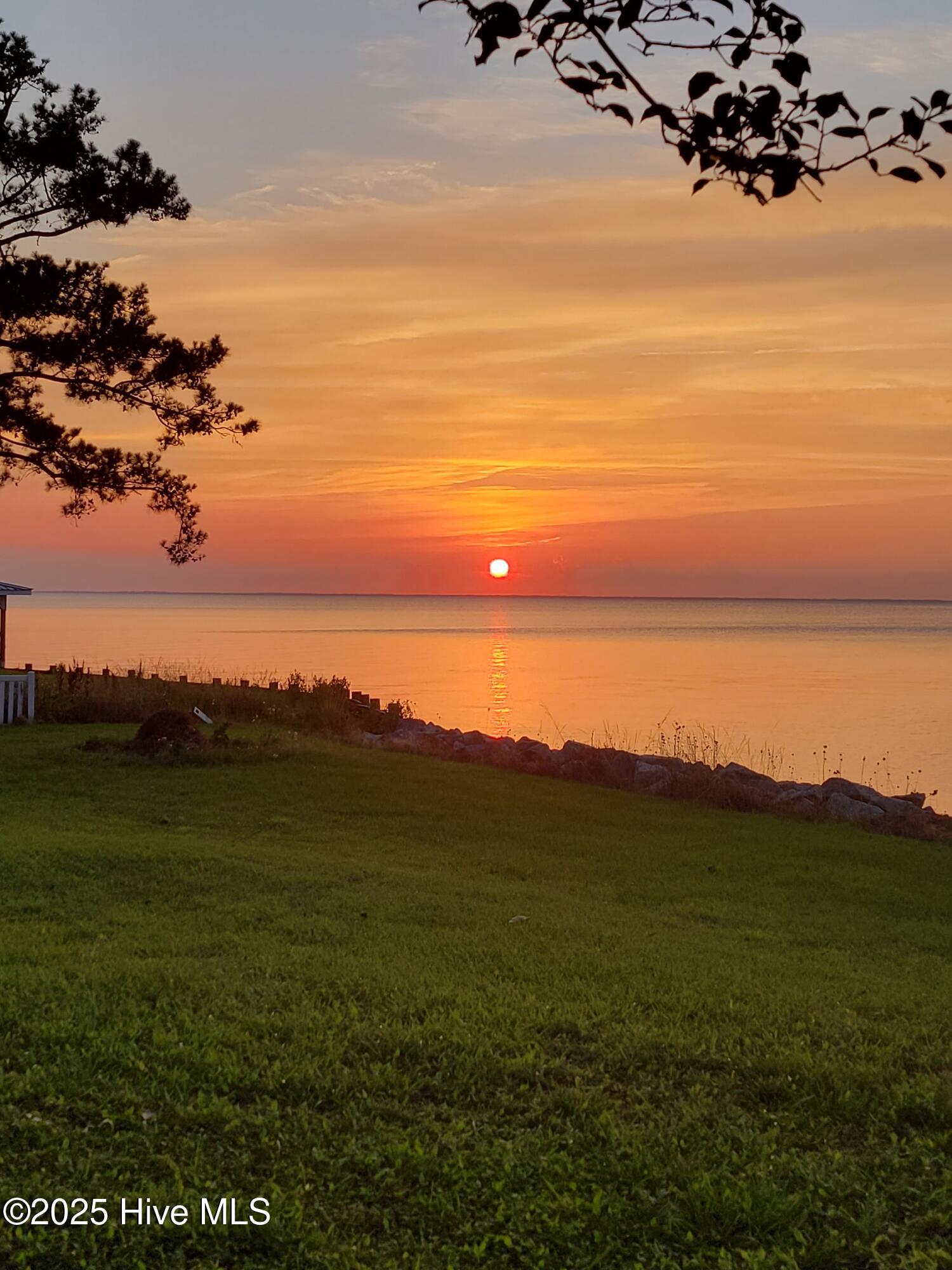 227 Rhodes Drive Columbia, NC 27925 - Photo 23 of 24 YOU could see this amazing sunset almost every day!