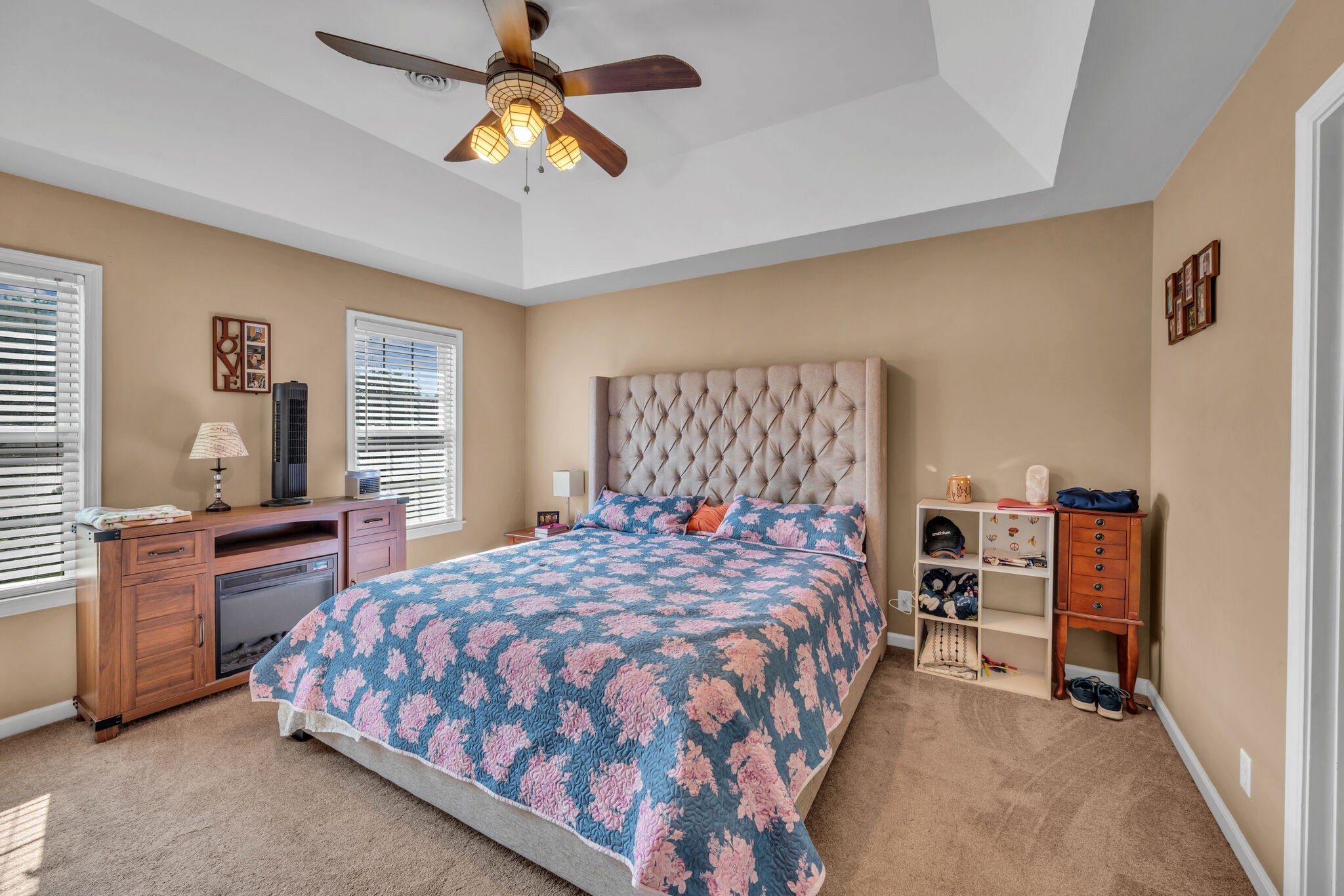 156 Foxrun Springfield, TN 37172 - Photo 19 of 31 a bedroom with a bed and dresser with chair