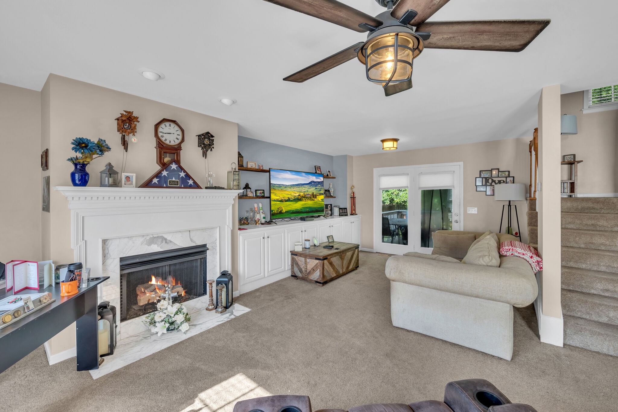 156 Foxrun Springfield, TN 37172 - Photo 8 of 31 a living room with furniture and a fireplace
