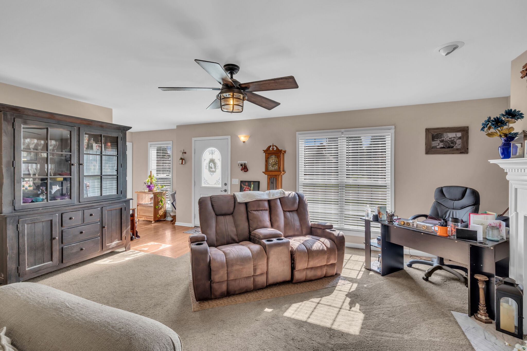 156 Foxrun Springfield, TN 37172 - Photo 10 of 31 a living room with furniture a window and a flat screen tv