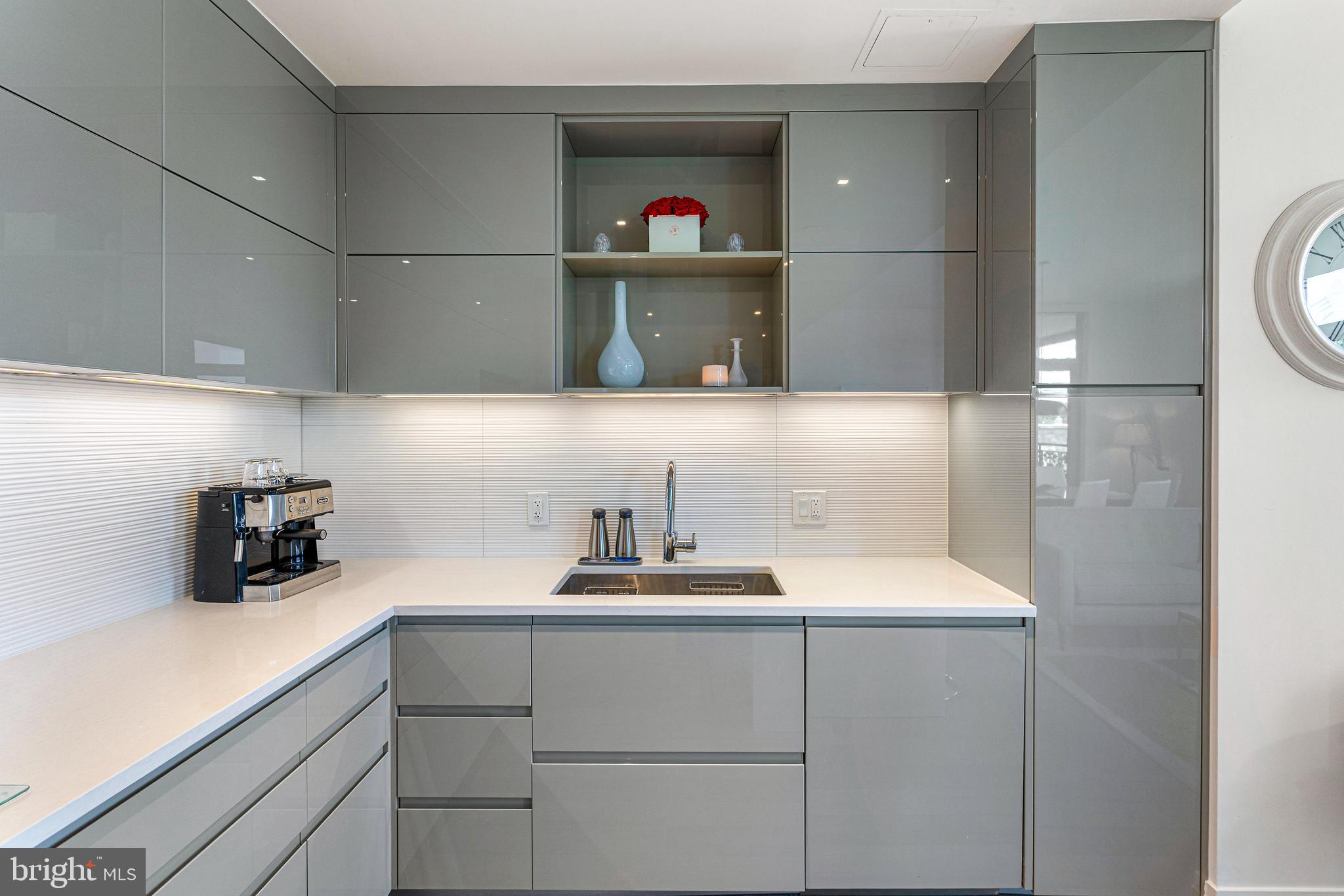 810 O Street Northwest, Unit 406 Washington, DC 20001 - Photo 10 of 43 Italian Cuccina Craft Lacquered Cabinets