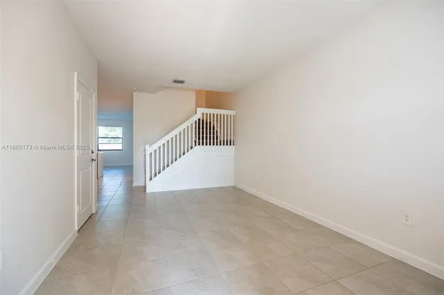 a view of an empty room