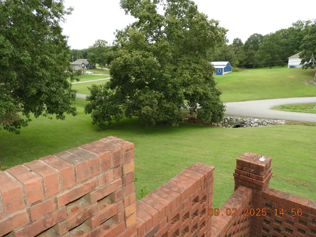 a view of a back yard