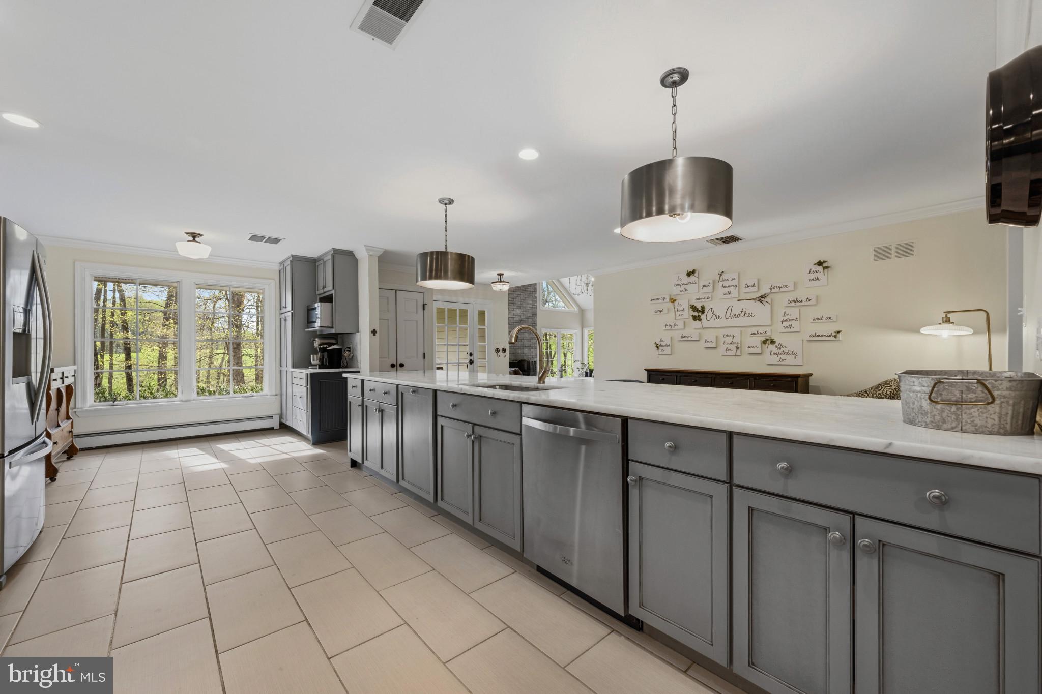 14111 Longnecker Road Glyndon, MD 21136 - Photo 32 of 51 Bright and airy modern kitchen space.