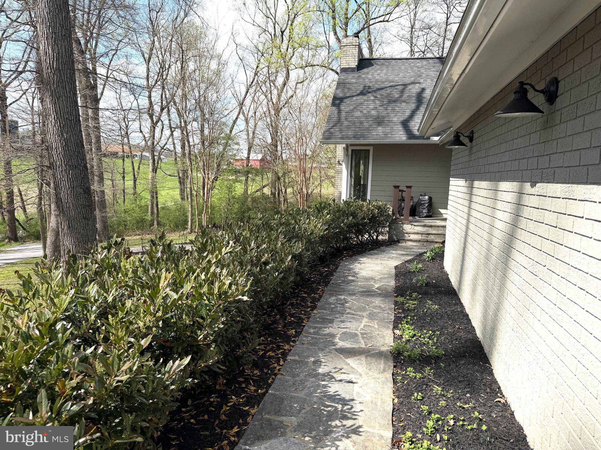 14111 Longnecker Road Glyndon, MD 21136 - Photo 4 of 5 Serene pathway through lush greenery.