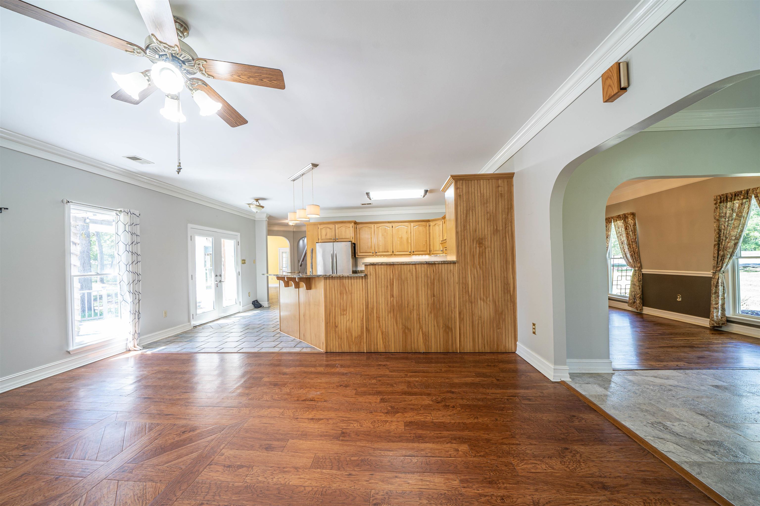 345 Allen Road Williston, TN 38076 - Photo 10 of 25 a view of an empty room with wooden floor and a window