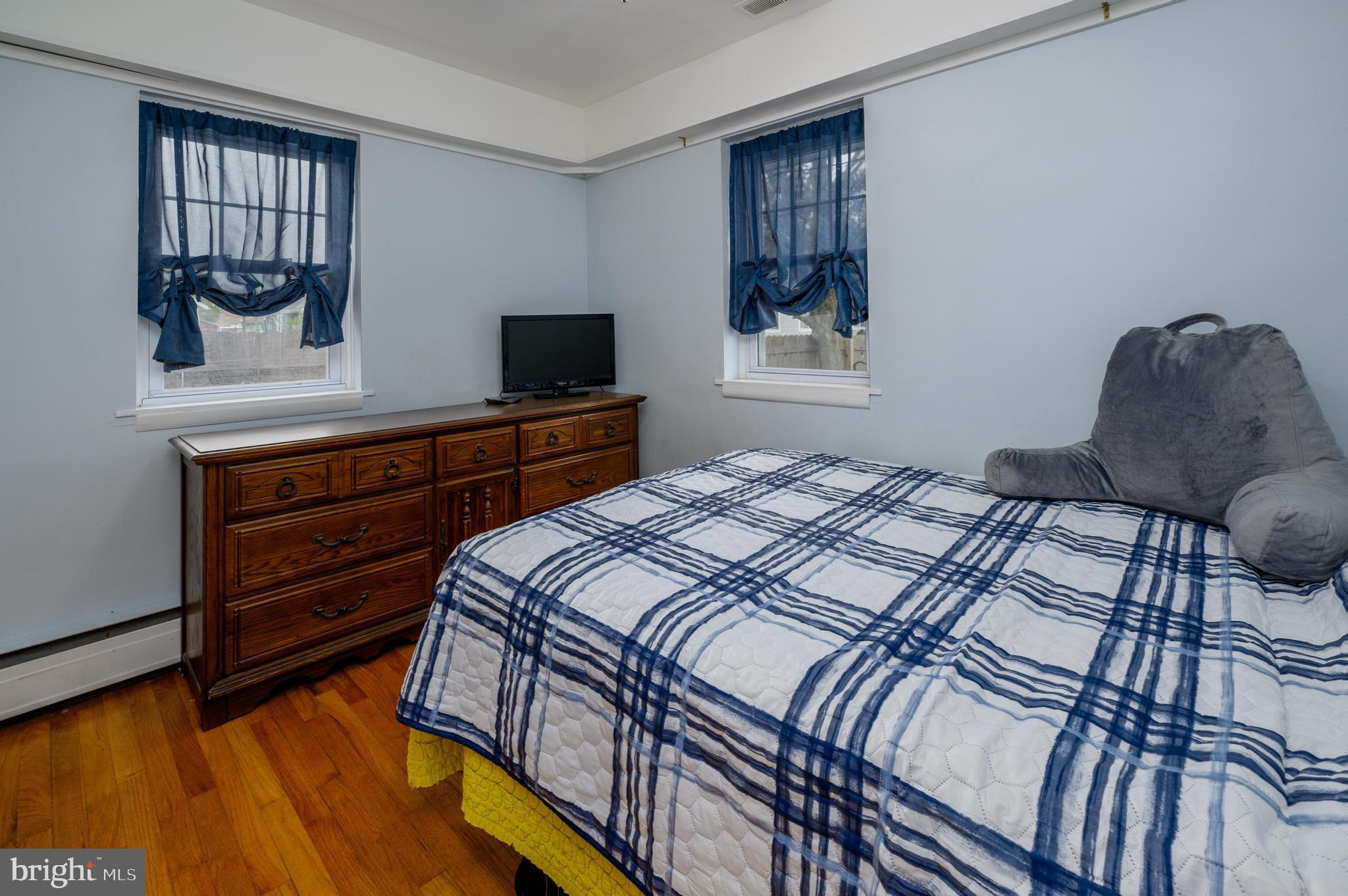 300 Grant Street Riverside, NJ 08075 - Photo 16 of 35 3rd Bedroom with Hardwood Floors & Shelving