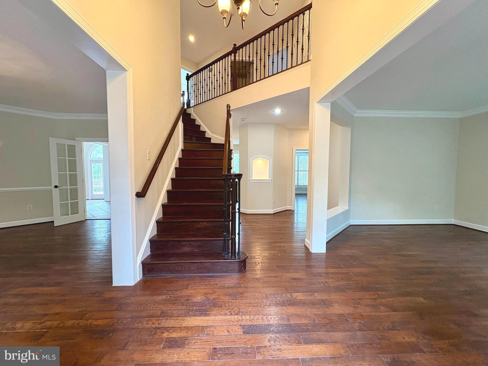1151 Fieldview Drive Reston, VA 20194 - Photo 5 of 79 a view of entryway and hall with wooden floor