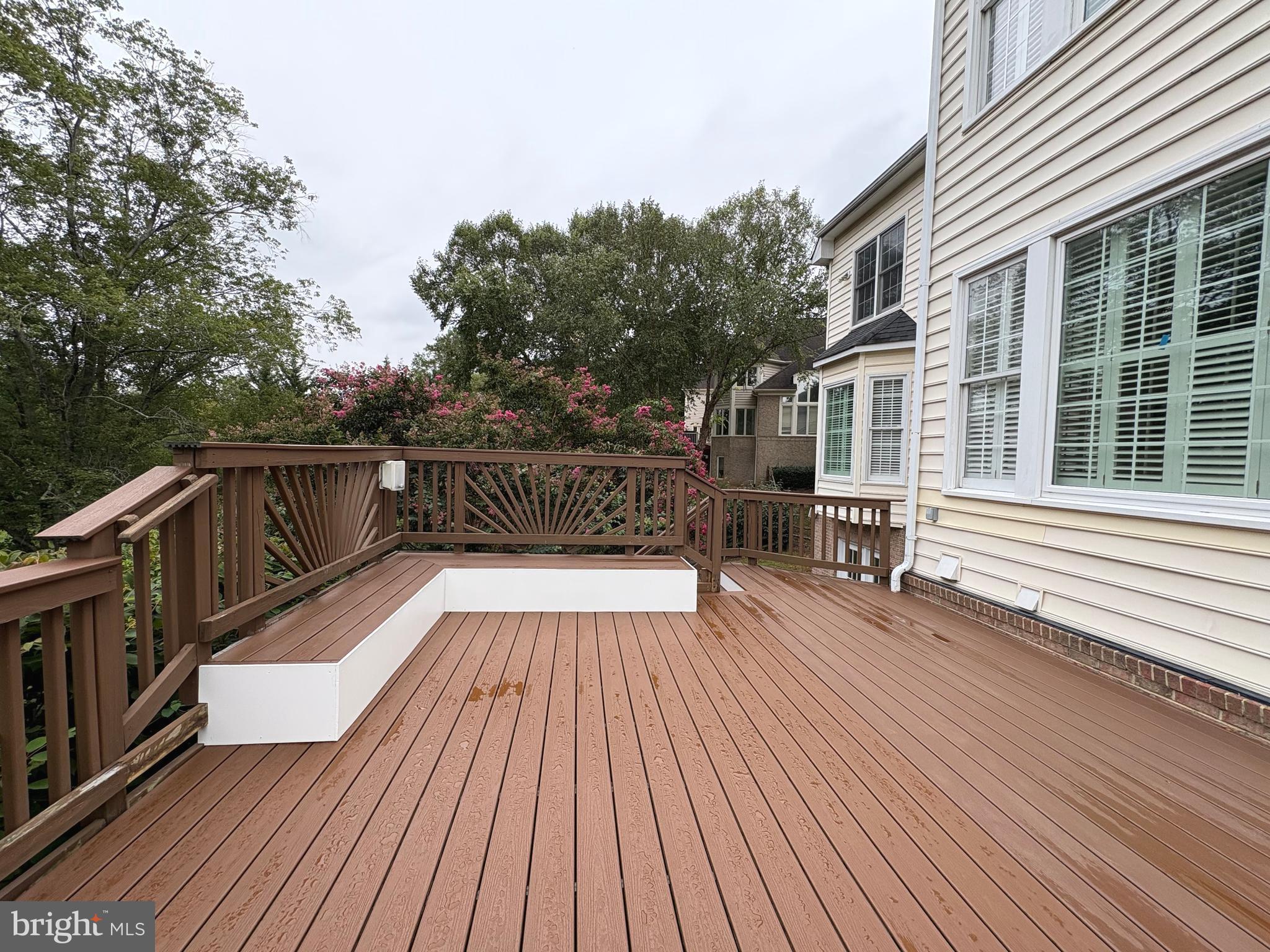 1151 Fieldview Drive Reston, VA 20194 - Photo 66 of 79 a view of backyard with deck and wooden floor