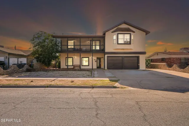 a view of house with outdoor space and porch