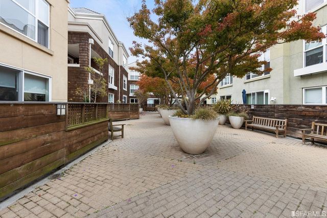 a view of a building with outdoor space
