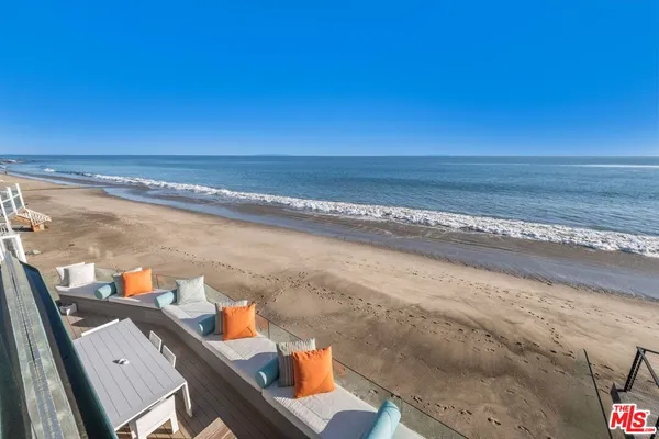 a view of beach and ocean