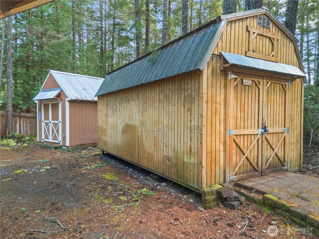 a view of front door of house