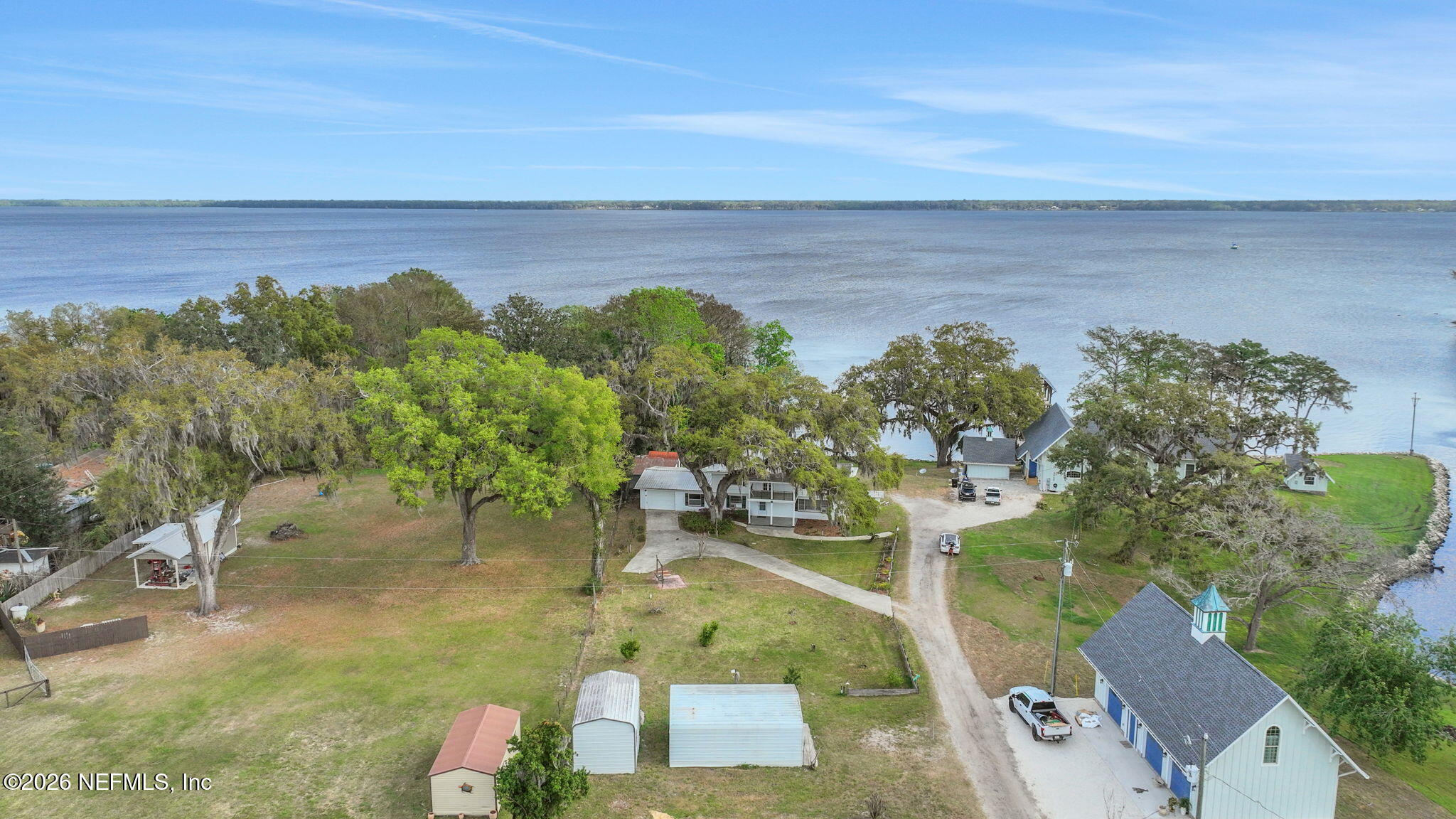 3972 Clark Road Green Cove Springs, FL 32043 - Photo 24 of 27 Water aeriel View