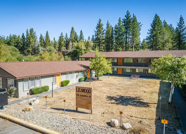 a view of a house with garden