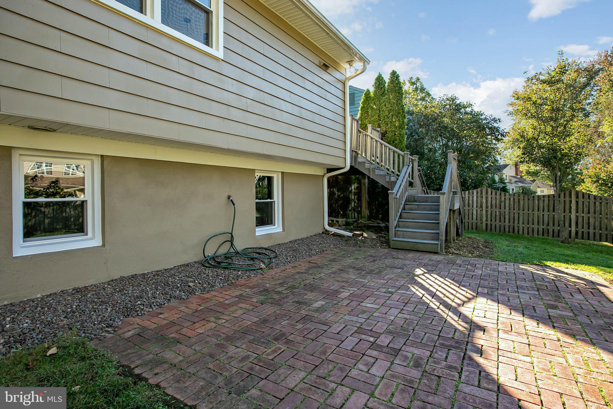 117 Rockingham Road Cherry Hill, NJ 08034 - Photo 46 of 51 Backyard steps to deck off of kitchen