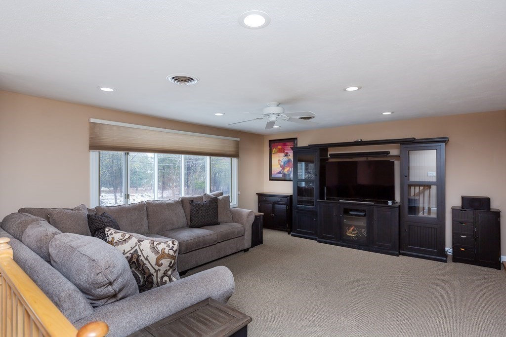 5 Williams Road Sharon, MA 02067 - Photo 2 of 34 a living room with furniture and a flat screen tv