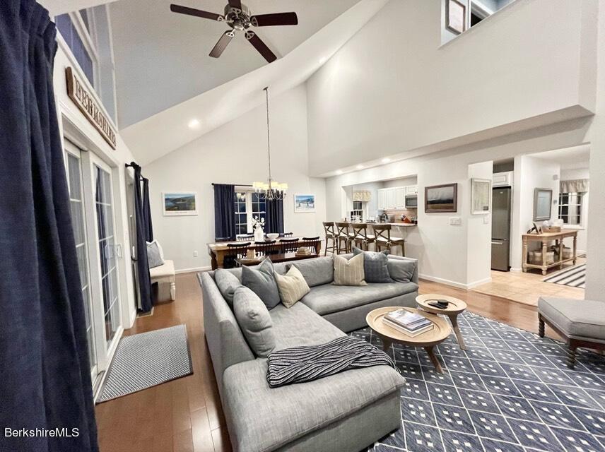 9212 Mountainside Drive Hancock, MA 01237 - Photo 8 of 44 a living room with furniture kitchen view and a window