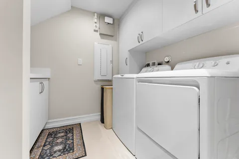 a view of a swimming pool with an ocean view