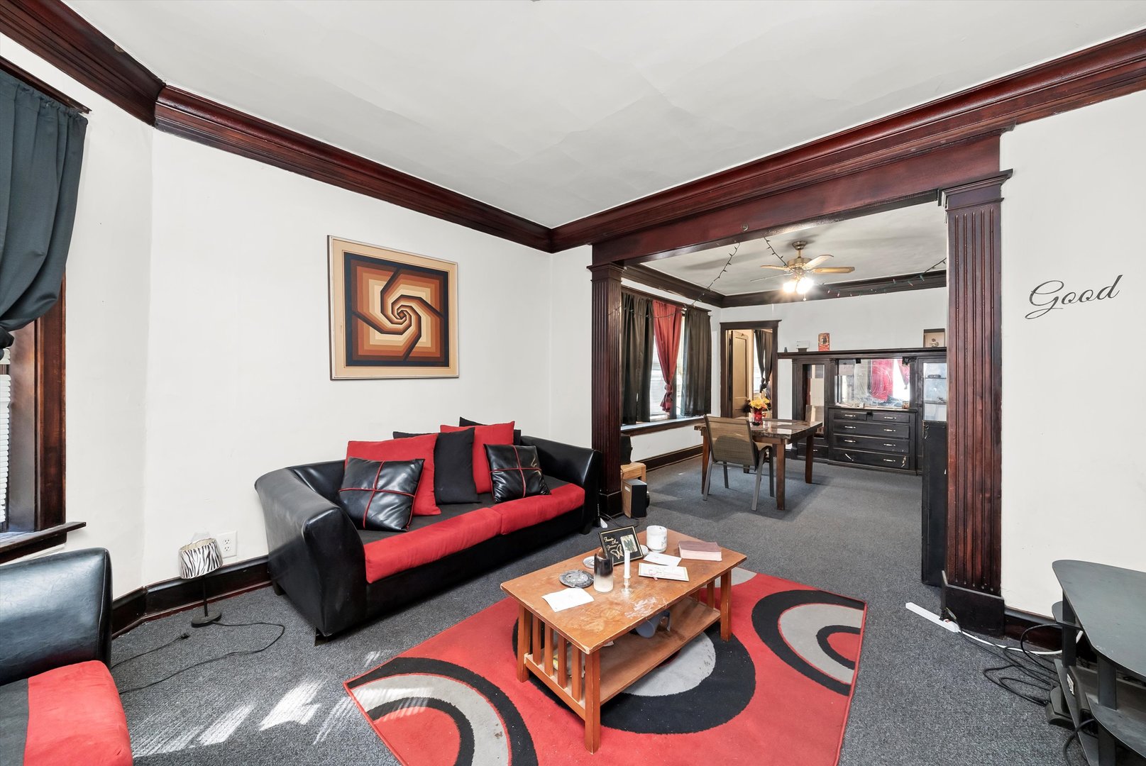 5758 South Honore Street Chicago, IL 60636 - Photo 20 of 57 a living room with furniture and rug