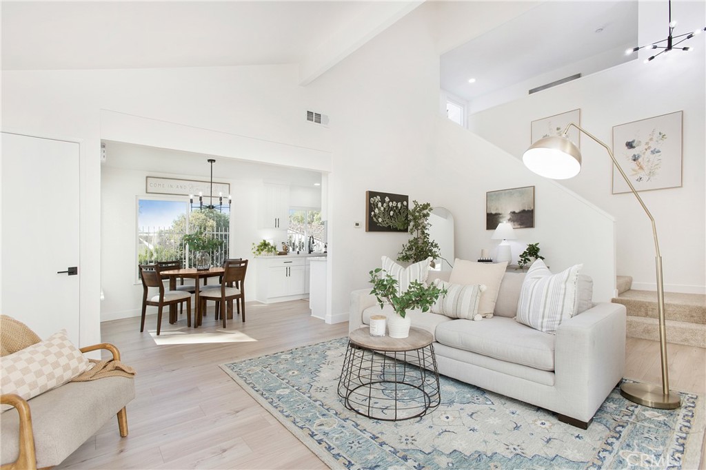 316 Mountain Court Brea, CA 92821 - Photo 3 of 33 a living room with furniture and wooden floor