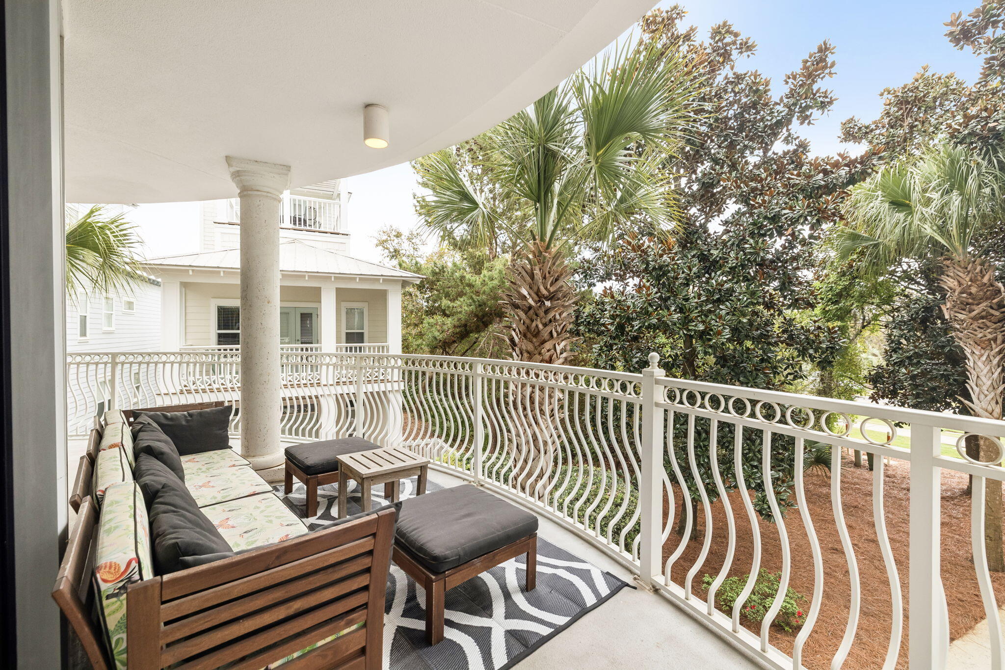 9961 East County Highway 30A, Unit 201 Inlet Beach, FL 32461 - Photo 22 of 35 a view of balcony with furniture