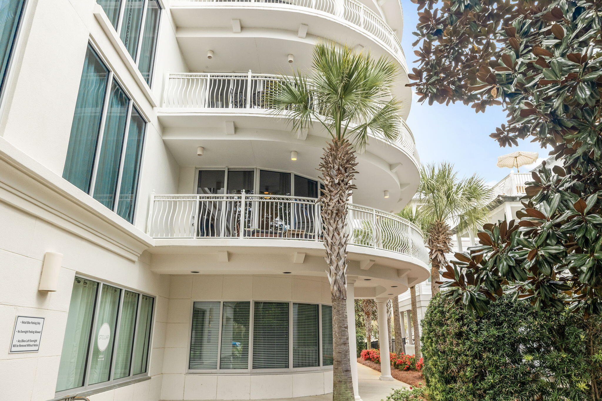 9961 East County Highway 30A, Unit 201 Inlet Beach, FL 32461 - Photo 25 of 35 a front view of a multi story residential apartment building