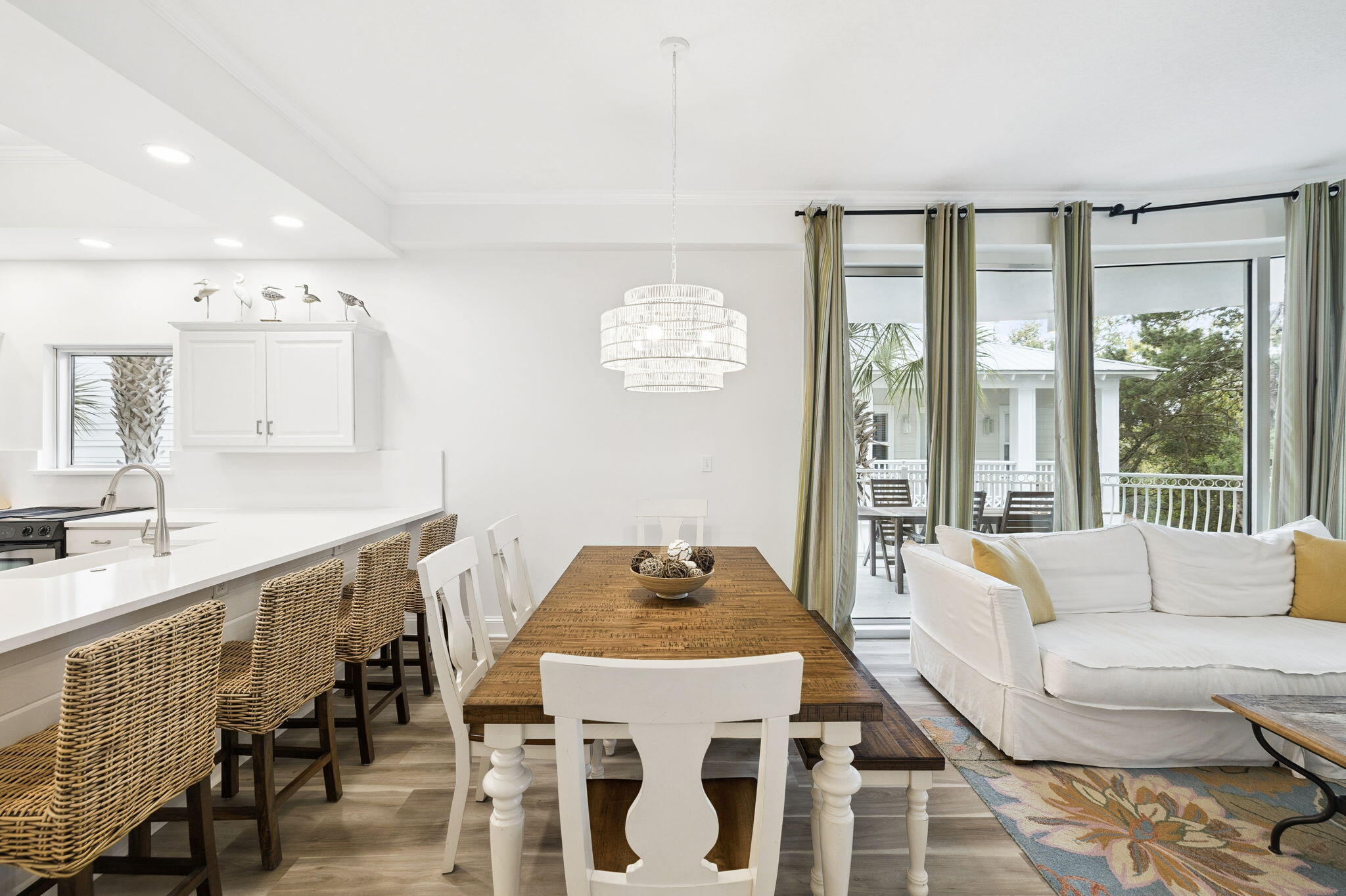 9961 East County Highway 30A, Unit 201 Inlet Beach, FL 32461 - Photo 7 of 35 a living room with furniture and a table