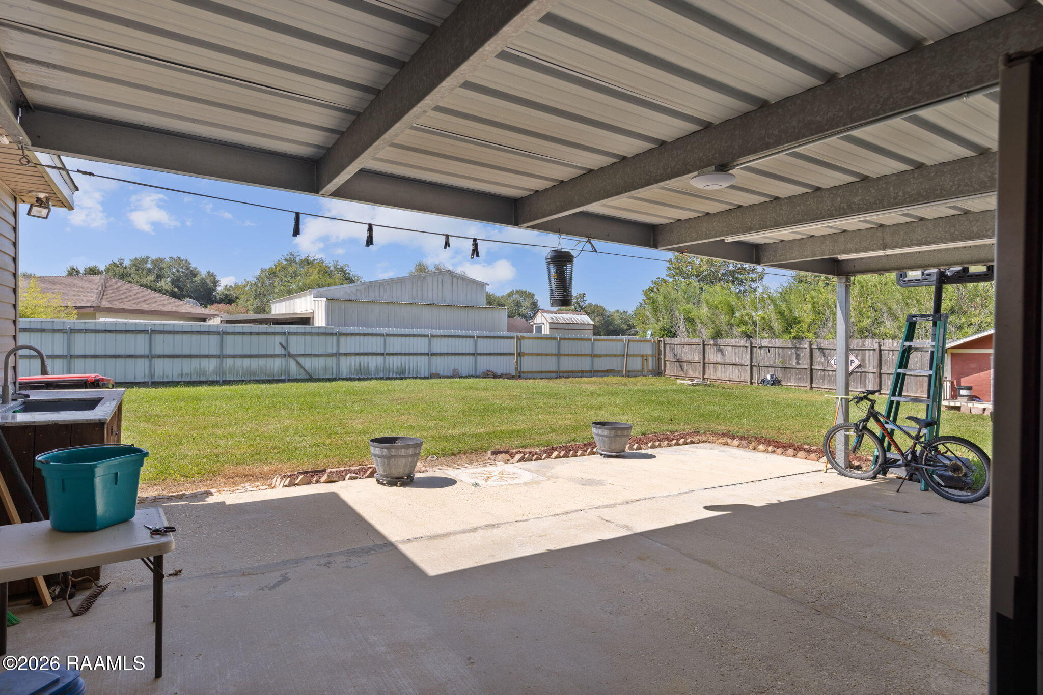 213 Meda Road Duson, LA 70529 - Photo 19 of 25 Patio view to backyard