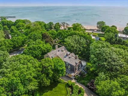 a view of outdoor space with seating area