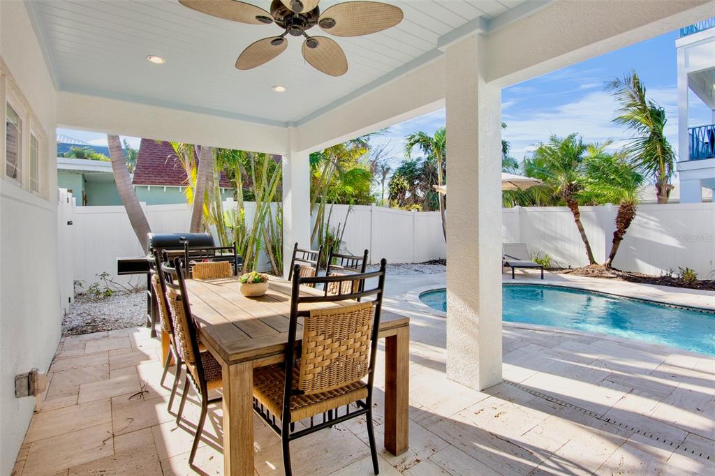 709 Fern Street Anna Maria, FL 34216 - Photo 6 of 35 a view of a dining room with furniture window and outside view